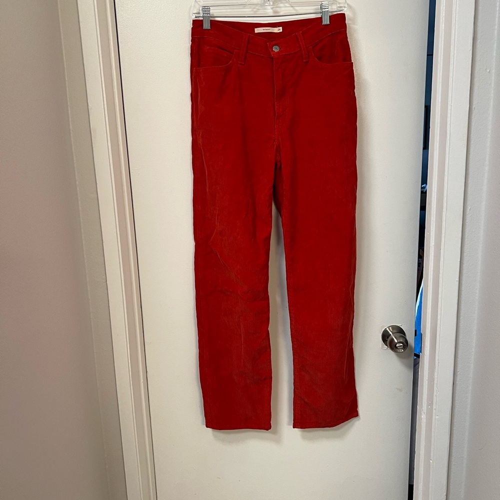 Red Corduroy Pants